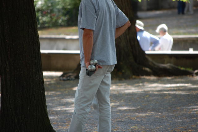 Petanque, Lindenhof, Zurich